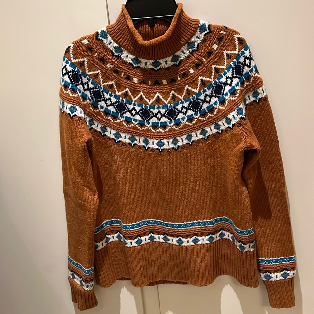 J Crew small fairisle sweater